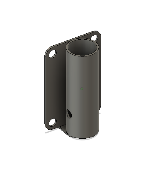 Face Mount Single Pit Railing